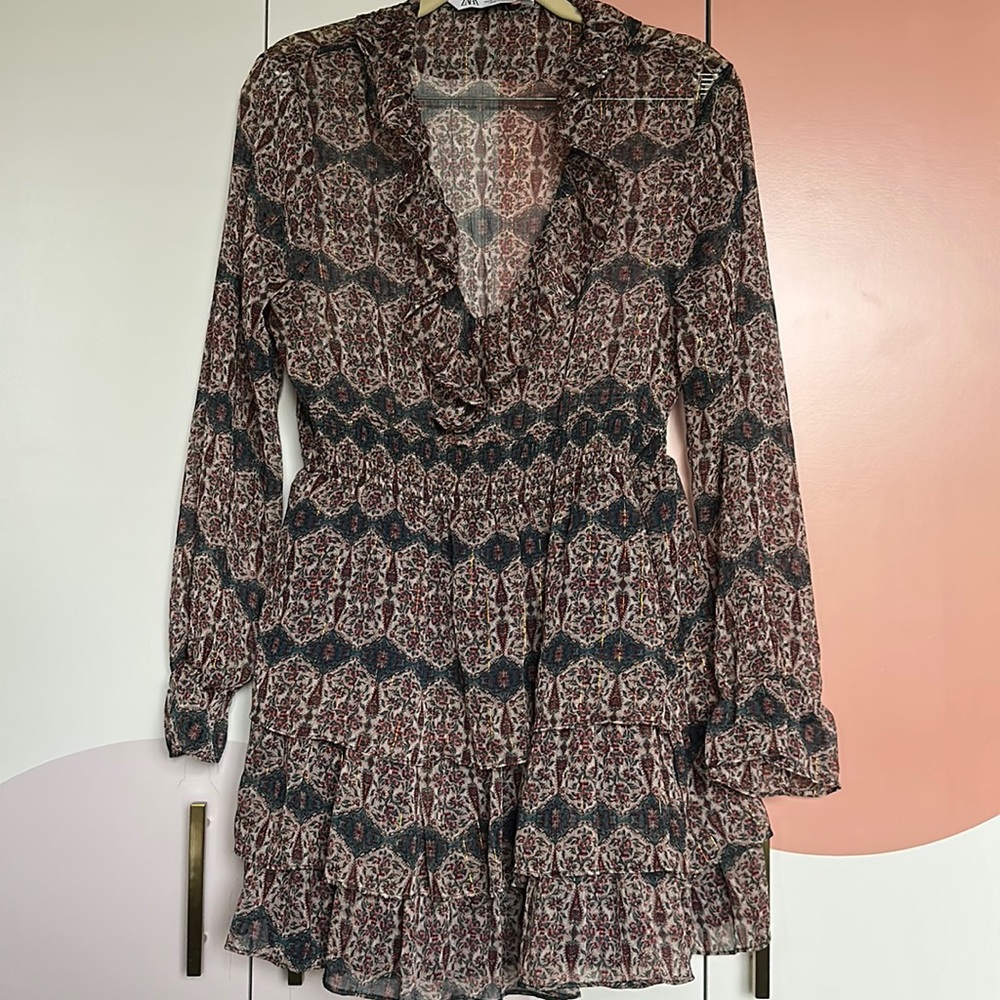 Tiered Mini Dress